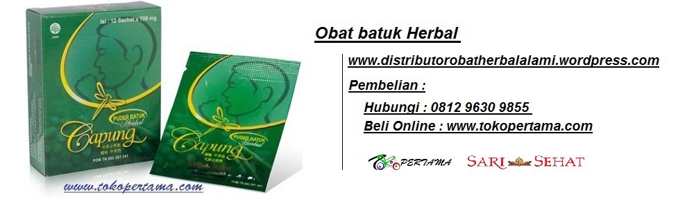 Distributor obat herbal alami – 0812 9630 9855